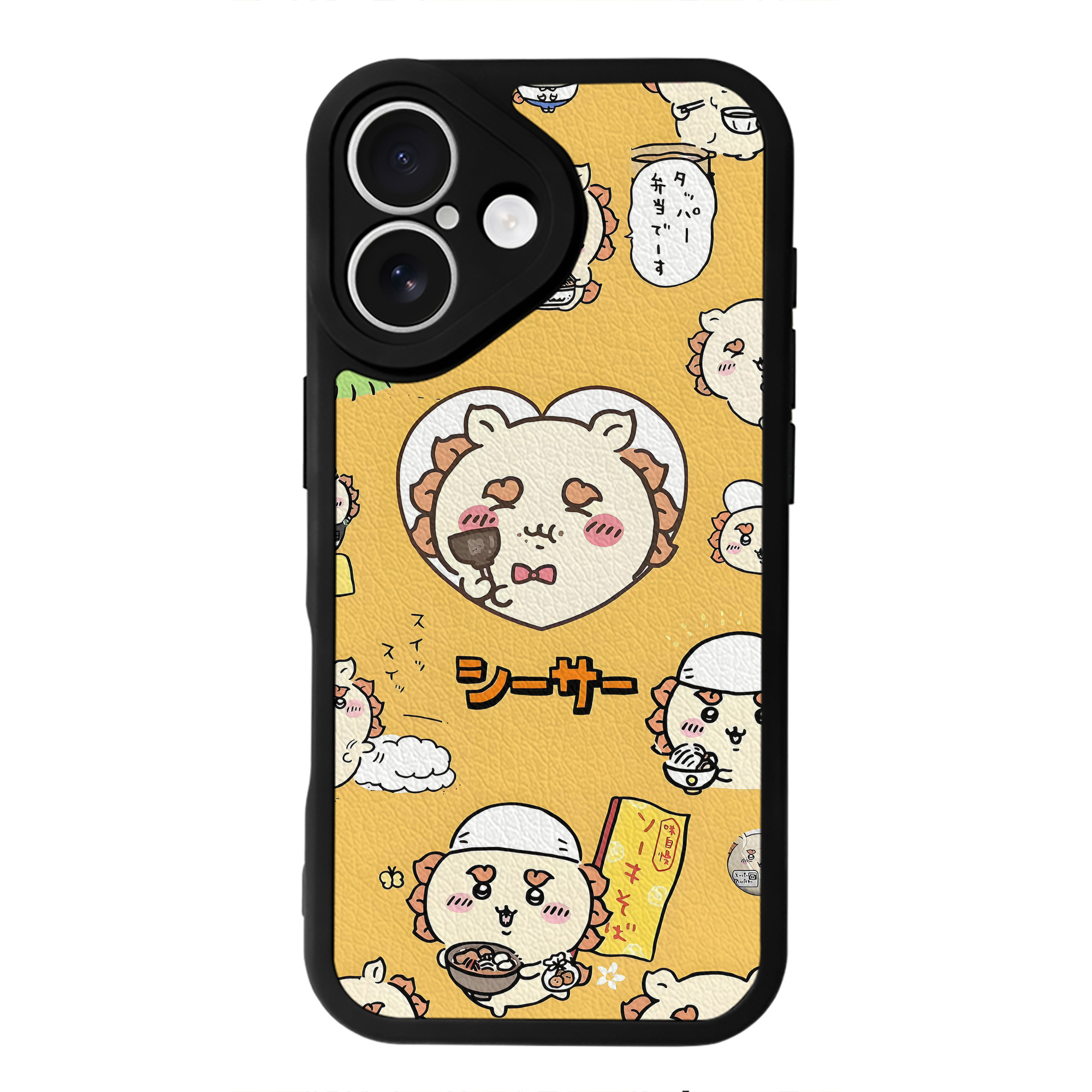 （画像用） ちいかわ Chii-kawa 【iPhone 16シリーズ対応】シリコンスマホケース（レザー調） 材質：シリコン